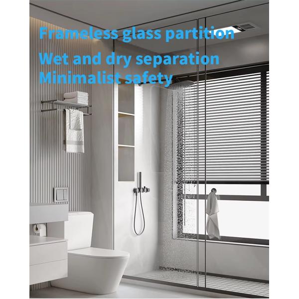 F Channel Aluminium Tile Shower Wall Profiles For Decoration Trim