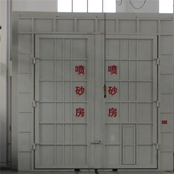 Commercial Turnkey Sandblasting Booth / Painting Rooms With Electric Control System