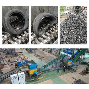 Scrap Tire Shredding Machine Waste Tire Recycling Rubber Tire Chipper