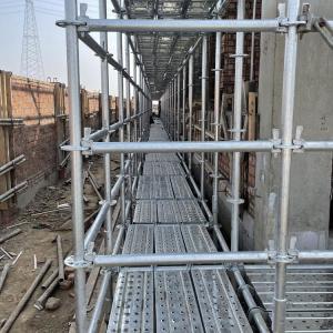 48.3mm Scaffold System Vertical Standard Ringlock For Construction