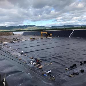 Outdoor Polyethylene Fish Farm Geomembrane Pond Liner HDPE Containment Liner