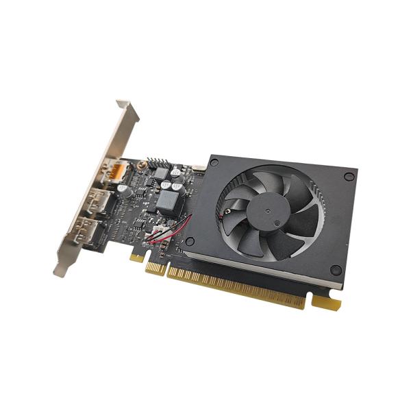 Quality PCWINMAX Geforce GT 730 2GB/4GB DDR3/DDR5 Optional 64 Bit Graphics Card for PC with HD+HD+DP Ports Low Profile GPU for sale