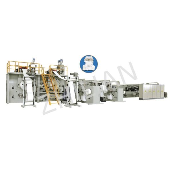 Quality Full Elastic Waistband Baby Diaper Machine 450ppm To  600ppm for sale