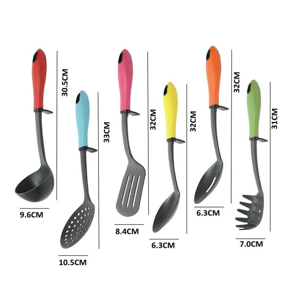 Nonstick Cookware Kitchen Utensils German Kitchen Appliance with Durable Nylon PA66