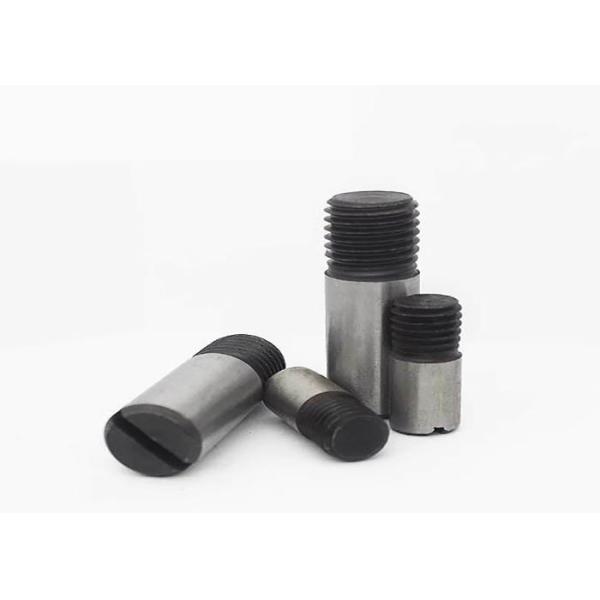High Strength 45# Carbon Steel Plain Finish Parallel Pins With Internal Thread