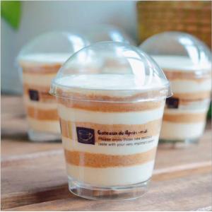 Ps Reusable Plastic Dessert Cups With Dome Lid Disposable Clear Plastic