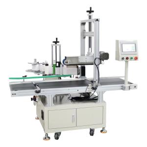 Wholesale accuracy Plastic Adhesive Two Side Manual Pasting Automatic Flat Labeling Machine from china suppliers