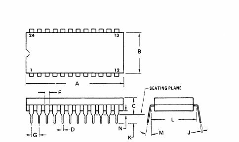 Integrated Circuit Chip 8-BitASYNCHRONOUS COMMUNICATIONS INTERFACE ADAPTER
