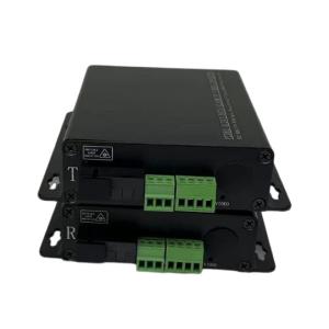 Unbalanced audio to Fiber with standard Terminal