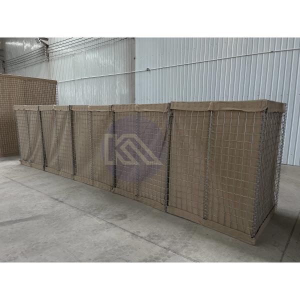 Anti-Corrosion Heavy Duty Gabion Barrier Galfan Coating Mi10 Defensive Barrier For Emergency Retaining Wall