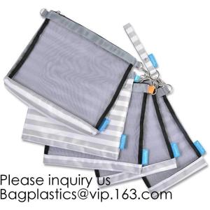 dIAPER BAGS, ORGANIZER POUCHES, 4 MESH INSERTS, 1 WET BAG, SET OF 5 VERSTILE