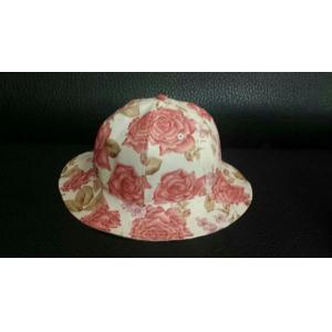 Wholesale Floral Funny Wholesale Print Flower Custom Bucket Hat for girl from china suppliers