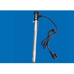 380V 3P 3KW Single Tube Titanium Immersion Heater , Chemical Immersion Heater