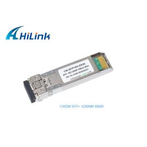 10G 1290nm SFP Transceiver Module CWDM SFP+ 40KM Optical With LC Connector