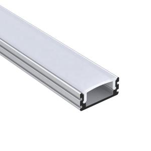 White Surface Mounted LED Profile , U Shape LED Aluminum Channel 17.4mm X 8.5mm
