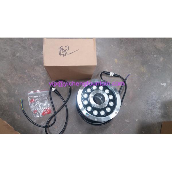 180mm Alu Body SS Surface Underwater Fountain Lights DMX512 Control Type 12X3W DC24V