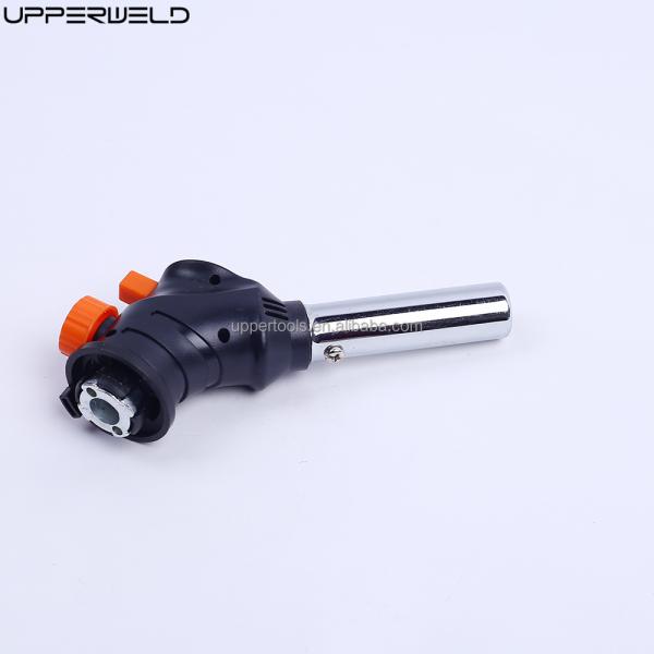 Camping Butane Gas Torch Portable Flame Gun Kitchen Blow Torch with Adjustable Flame