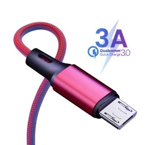 RoHS OEM ODM QC3.0 6.6FT 2m 3A Micro USB Fast Charging USB Cable