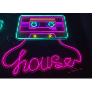 Transparent Acrylic 200cm EU Plug LED Neon Signs