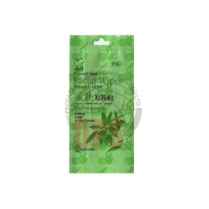 OPP PE Gusseted Pouch Packaging With Shape Handle 9*18cm For Reference