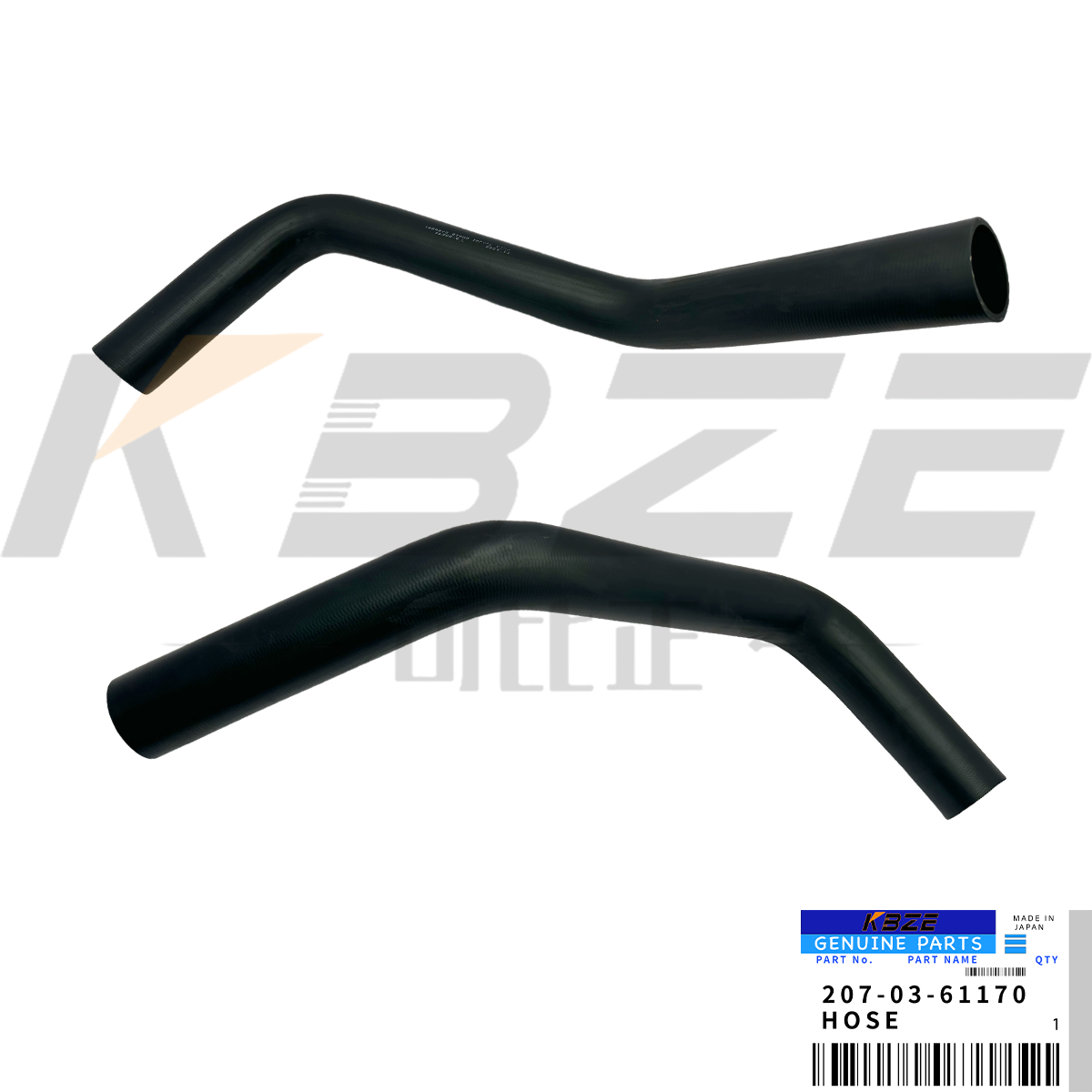 China KOMATSU PC300-6 PC350-6 PC380-6 EXCAVATOR RADIATOR HOSE 207-03-61170 207-03-61171 on sale