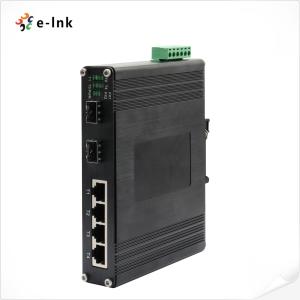 Industrial 4-port 10/100/1000T 802.3bt PoE + 2-port 100/1000X Ethernet Switch