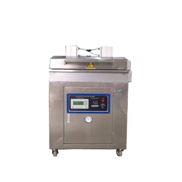 Wood Material Automatic Skin Attached Vacuum Packaging Machine Complete State of Food