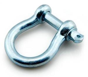 Wholesale European Type Galvanized Carbon steel Forged Bow shackle from china suppliers