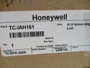 Wholesale Honeywell TK-IAH161 ANALOG INPUT MODULE TK SERIES 16 POINT 4-20 MA 10 VDC COATED from china suppliers