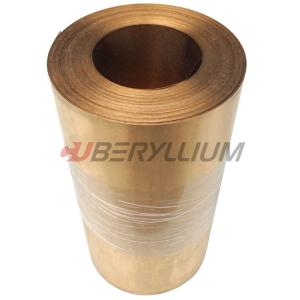 China C17410 Copper Beryllium Strips 0.1mmx200mmx1000mm High Yield Fatigue Strength on sale
