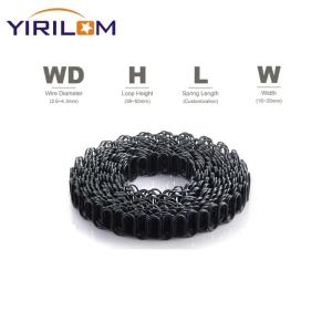 Wholesale Custom Black S-Shaped Zigzag Spring for Sofa Furniture 2.8-4.0mm from china suppliers
