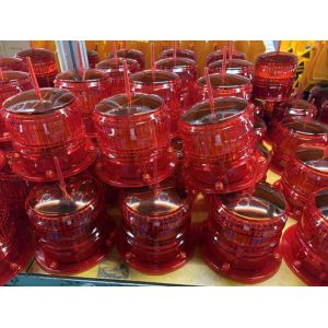 Wholesale Solar Aviation Obstruction Light Solar Marine Beacon Warning Light Sea Navigation Lamp for Tower from china suppliers