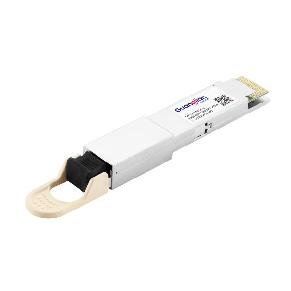 Quality 100m 200G QSFP DD Transceiver SR8 OM4 SFP Fiber Transceiver for sale