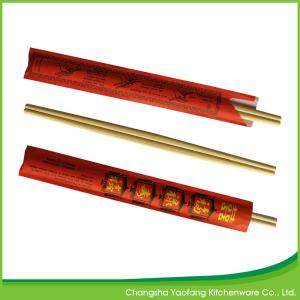 Buy cheap Double Bamboo Chopsticks; Open Paper Packing from wholesalers