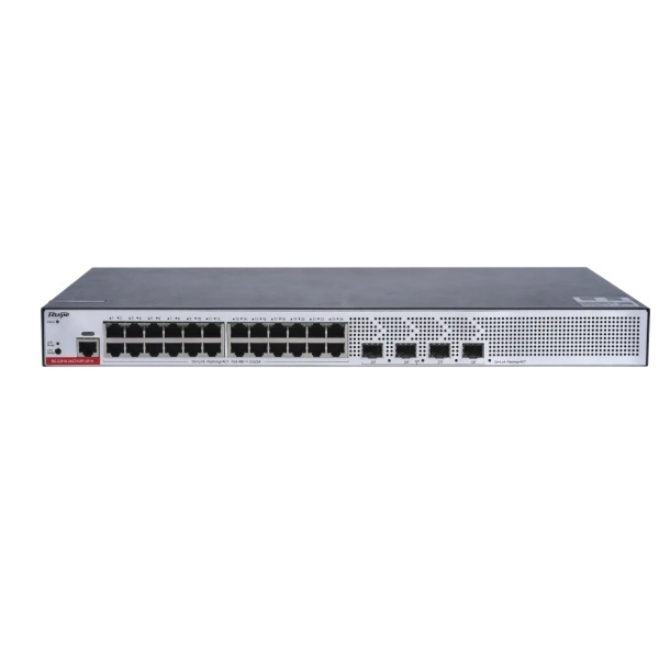 High-Performance 24-Port Ruijie Switch With 4 SFP Slots Advanced Security