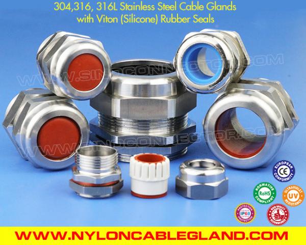 NPT Type IP68 Waterproof SS Stainless Steel Dome Cable Glands with (Silicone) Seals
