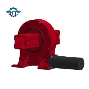 Vertical Solar Tracker Slew Drive With Envelope Worm For Solar Renewable Energy