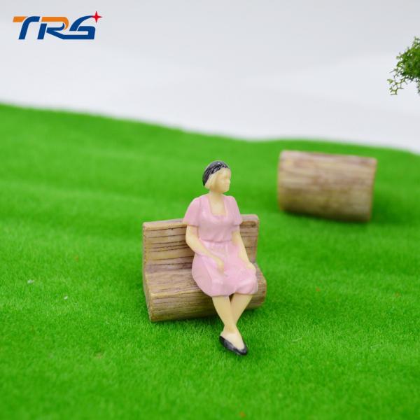 1:25 ABS plastic scale train building painted peopleModel Train Passenger figures for model building materials