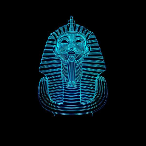 Custom OEM picture logo Sphinx Tourist attraction building 3D night Lights Colorful LED Vision Gift USB Lights