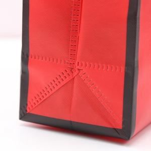 customized Red Butterfly printing durable pp non woven shopping bag