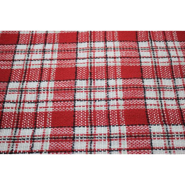 In Stock Yarn Dyed 100 Polyester Fragrant Breeze Tweedy Fabric for Women's Autumn and Winter Coat Clothing