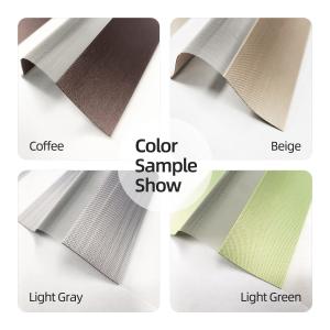 Customization 100% Polyester Roller Zebra Blinds Fabric For Window