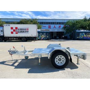 1 axes Hot Dip Galvanized Trailer OEM Trailer For Generator , Outdoor Work