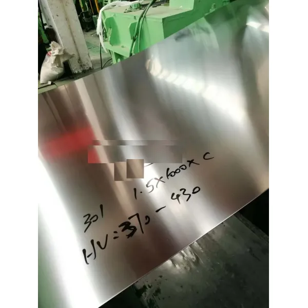 Polished Surface Cold Rolled Stainless Steel Sheet SUS301 with Width 10-2000mm