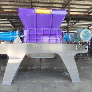Industrial Double Shaft Metal Shredder with 1 Year Warranty Six-fold Bearing