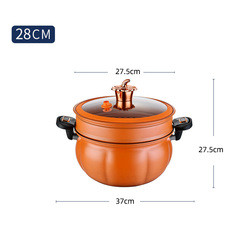 8l Large Capacity Iron Micro Pressure Cooking Pot Maifan Stone Non Stick Coating
