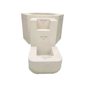 Bulk Density ≥3.95g/cm Fused Cast Zircon Mullite Refractory Bricks For Glass