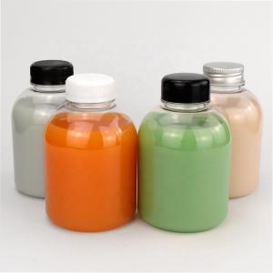 Airtight Screen Printing Plastic Beverage Bottles 400ml With Lid Caps