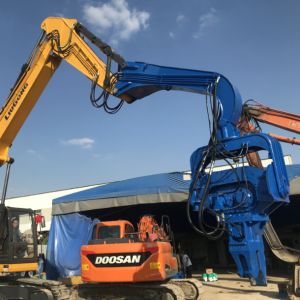 Pile Driver Ultimate Solution: 2-Ton Hammer Power & Direct Excavator Mounting