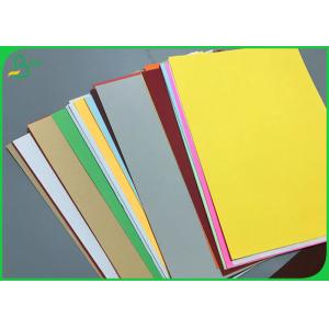 Double Sides Bright Colorful 180G 230G Uncoated Manila Paper Board Sheets